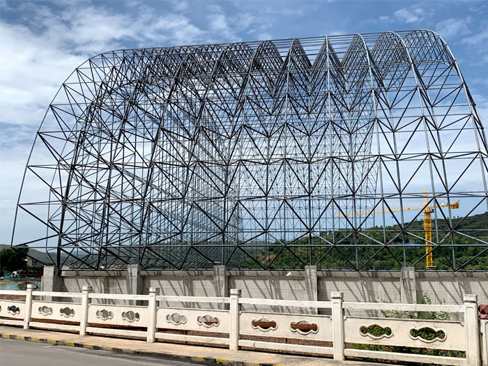 吴江山寨矿储煤棚网架